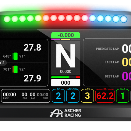 Ascher Racing 8" Dashboard
