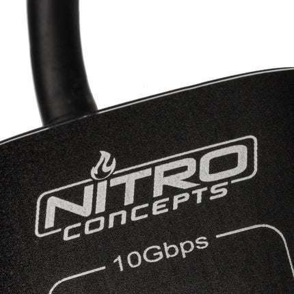 Nitro Concepts UH1, 10-Port Hybrid USB-Hub, USB 3.2