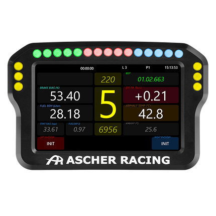 Ascher Racing Dashboard 4"