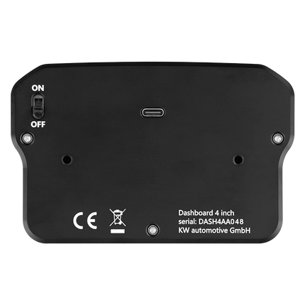 Ascher Racing Dashboard 4"