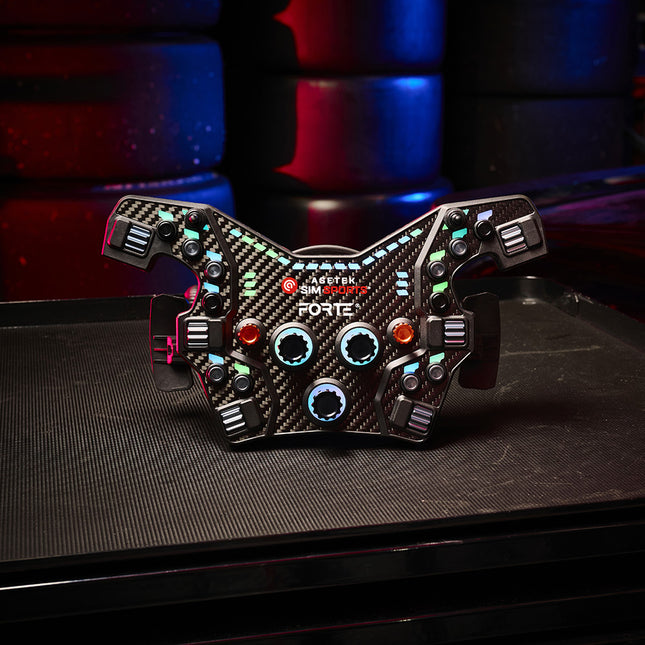 Asetek Forte Formula Button Box V2 (Black, Alu.Buttons)