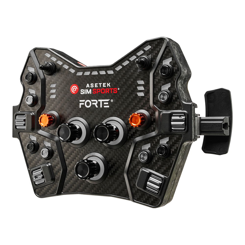 Asetek Forte GT Button Box V2 (Black, Alu Buttons) – simracer