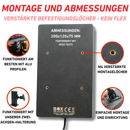 BoxOneRacing GTM-M1 Simracing Button Box für PS5