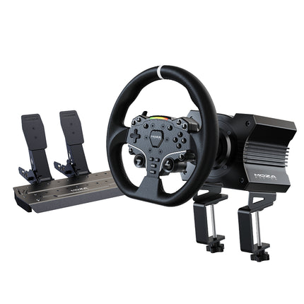 Moza R5 Racing Set (R5 Direct Drive Wheelbase, ES Steering Wheel, SR-P Lite Pedals)