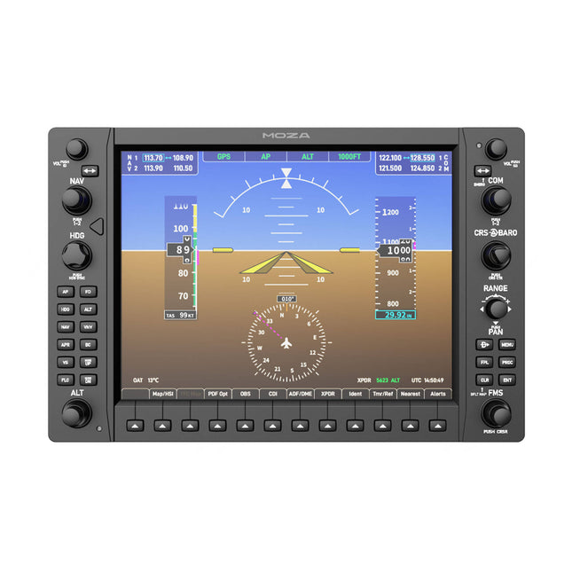 Moza MGX1000 Flight Instrument Panel