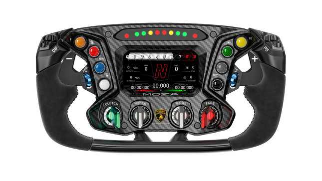 Moza Automobili Lamborghini Squadra Corse Essenza SCV12 Sim-Racing Steering Wheel