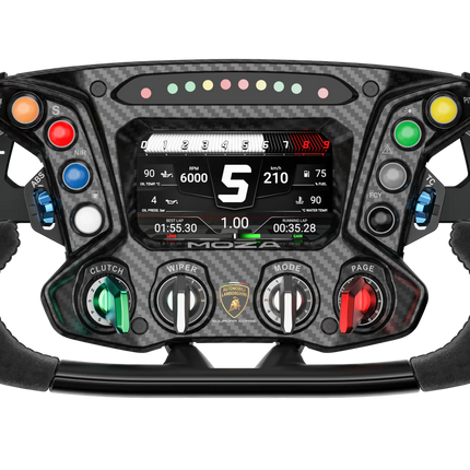 Moza Automobili Lamborghini Squadra Corse Essenza SCV12 Sim-Racing Steering Wheel