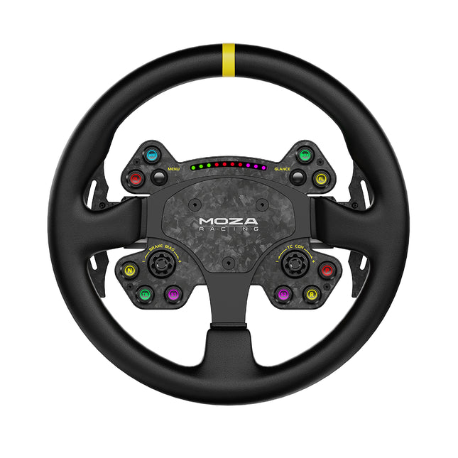 Moza RS V2 Lenkrad, Rund - Leder (33 cm)