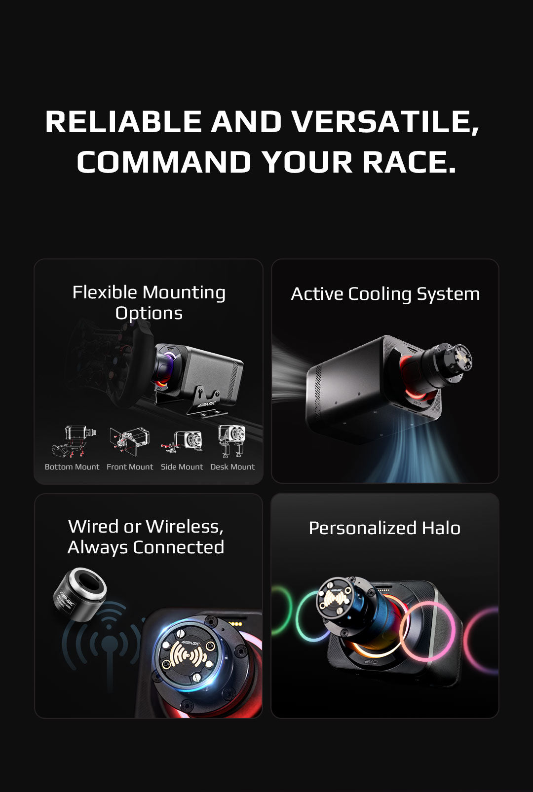 Simagic Alpha EVO Pro 18Nm Direct Drive Wheelbase – simracer