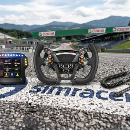Simagic Bundle: Zeus GT Wheel, MagicDash 4 Display, MagLink Pro