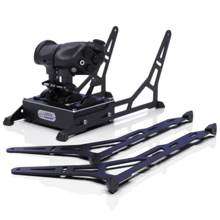 VIRPIL Controls Universal Angled Panel Mount, schwarz