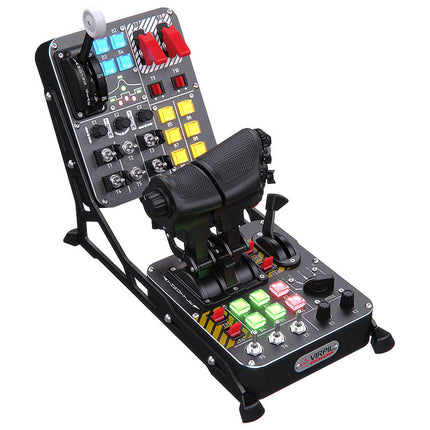 VIRPIL Controls Universal Angled Panel Mount, schwarz