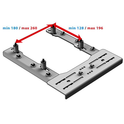 VIRPIL Controls Chair Mount Collective Base Adapter - schwarz