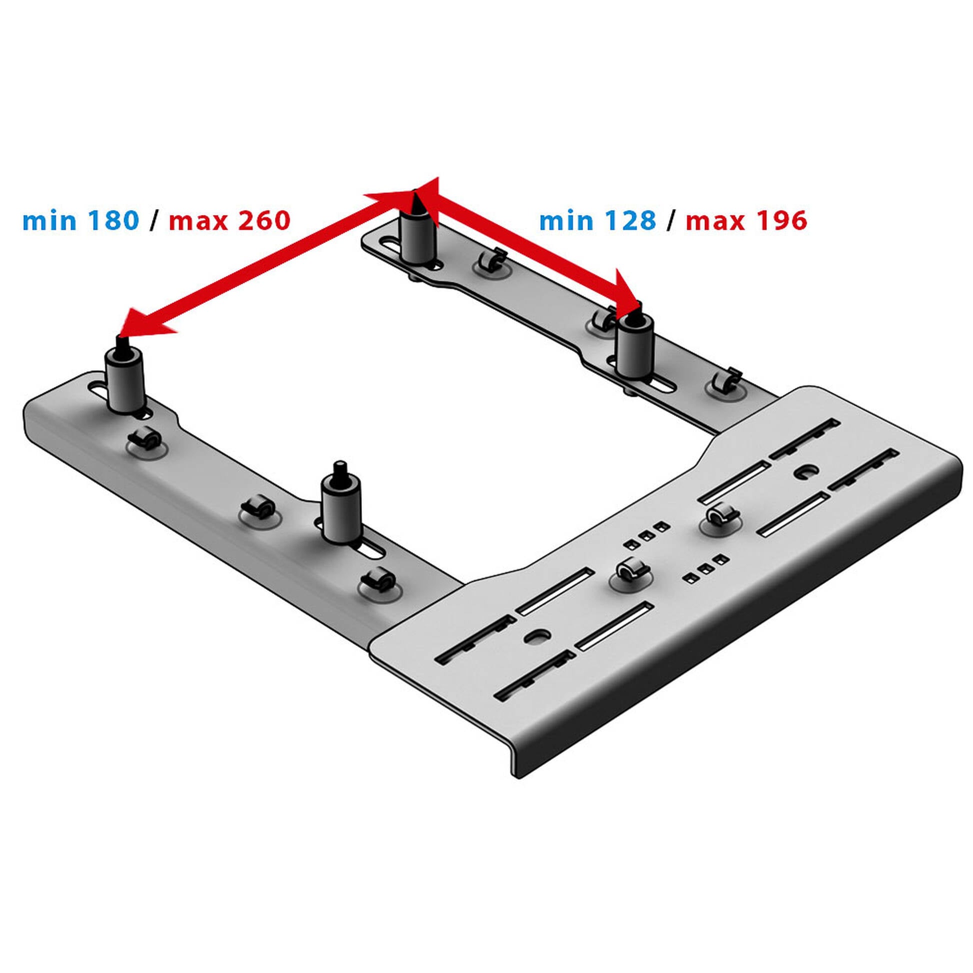 VIRPIL Controls Chair Mount Collective Base Adapter - schwarz – simracer