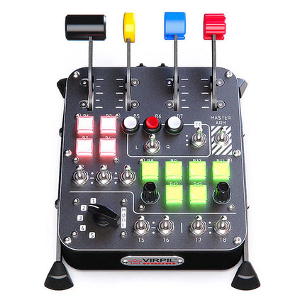 Virpil Controls Universal Control Panel #3, RGB , 30 Steuerelemente, schwarz