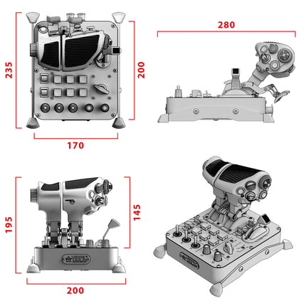 Virpil Controls MongoosT-50CM3 Schubhebel