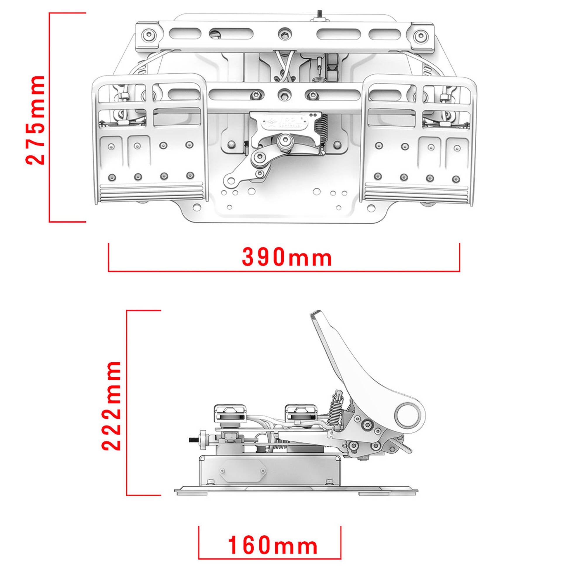 hubschrauber pedale Virpil Controls R1 Falcon Pedale – simracer