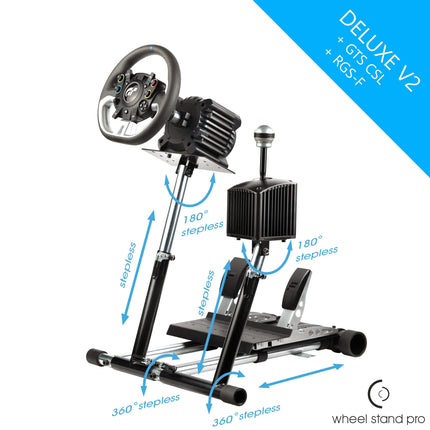 Wheel Stand Pro CSL Elite + RGS-F + GTS for CSL Elite LC pedals Deluxe V2