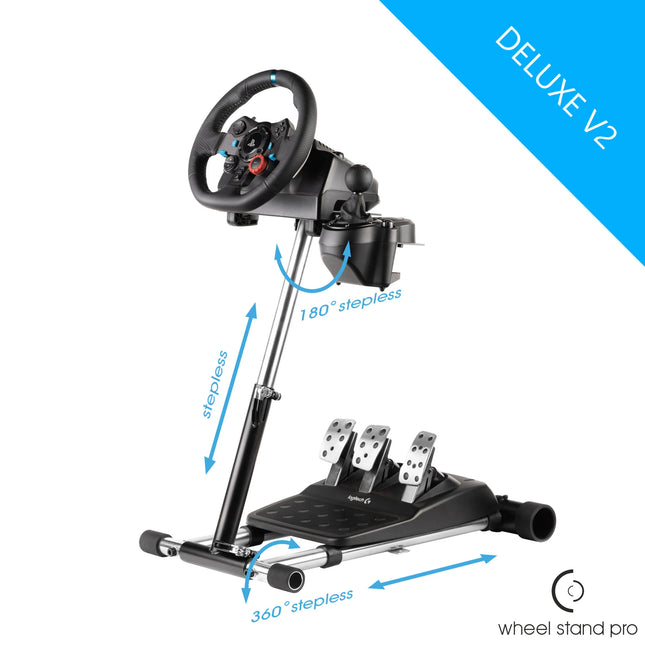 Wheel Stand Pro for Logitech G29/G920/G27/G25 Racing Wheel – DELUXE V2