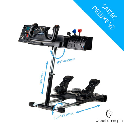Wheel Stand Pro for Saitek Pro Flight Yoke System – Deluxe V2
