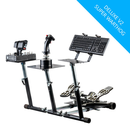 Wheel Stand Pro for Thrustmaster HOTAS WARTHOG™, Saitek X-55, X52/Pro, X65 – Deluxe V2