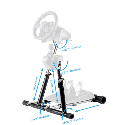 Wheel Stand Pro for Logitech G29/G920/G27/G25 Racing Wheel + RGS – DELUXE V2