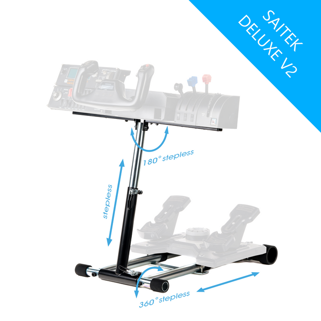Wheel Stand Pro for Saitek Pro Flight Yoke System – Deluxe V2