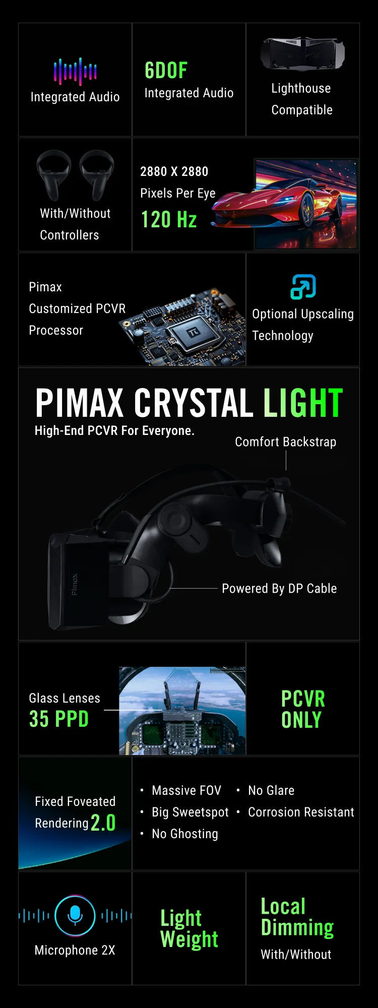 Vr Mit Controller Pimax Crystal Light VR Headset mit Controller (full payment) – simracer