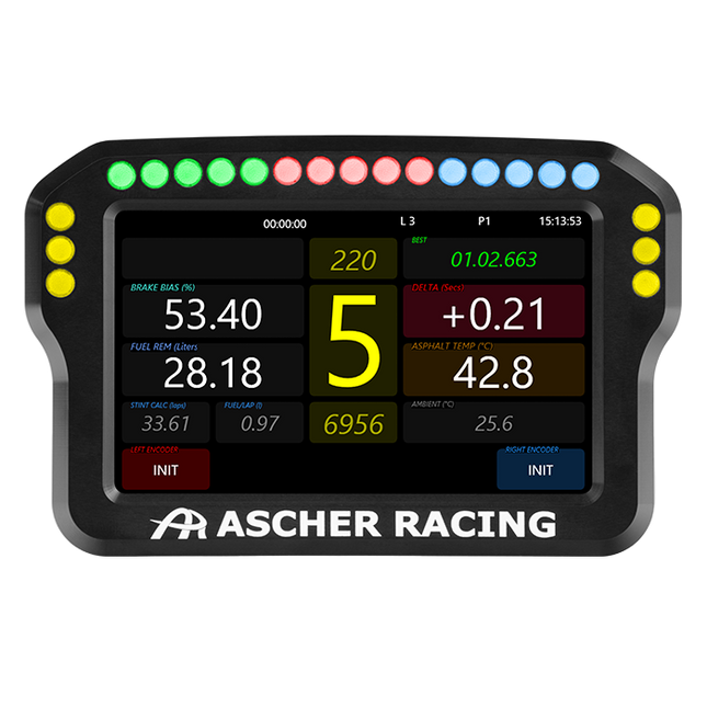 Ascher Racing Dashboard 4"