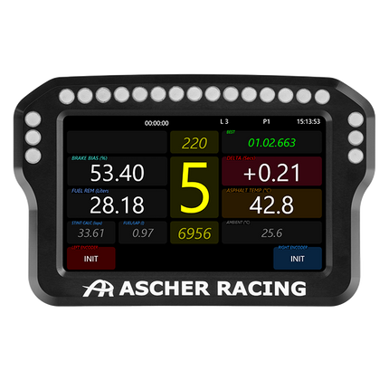 Ascher Racing Dashboard 4"