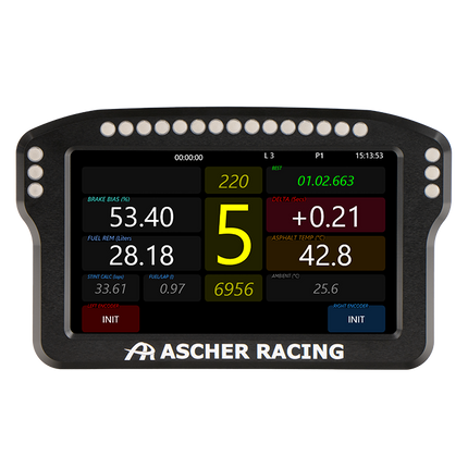 Ascher Racing Dashboard 5"
