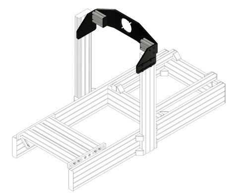 PRO SIMRIG PSR1 schwarz mit Front Wheelbase-Halterung