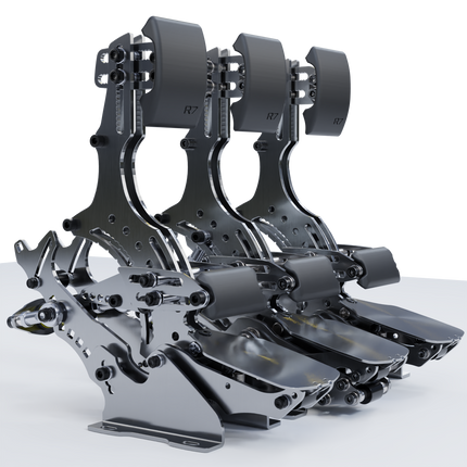 Simgrade R7 Pedalset Gas, Bremse & Kupplung - simracer