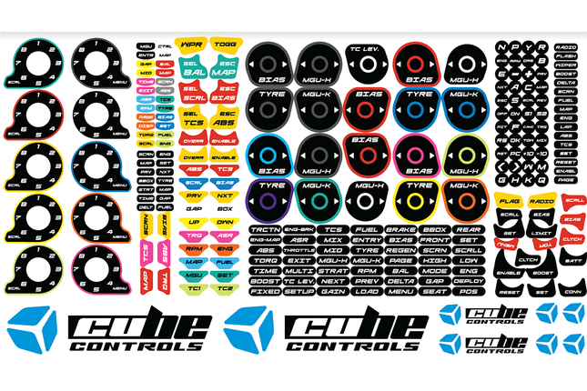 Cube Controls Stickers 2.0